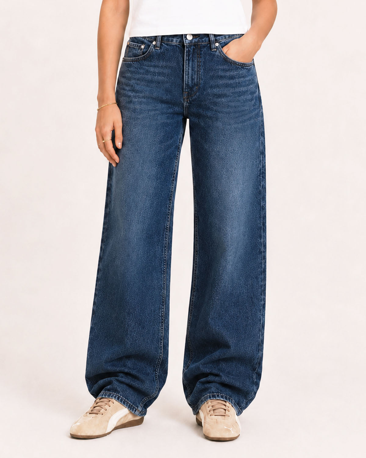 Dark Blue Baggy Jeans