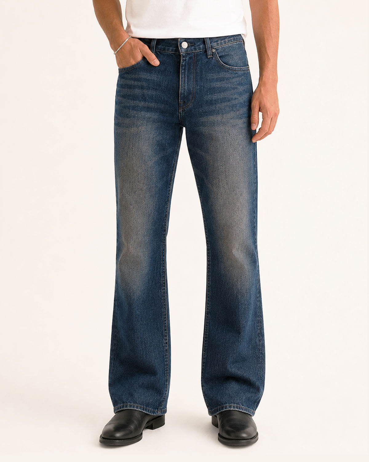Classic Blue Bootcut Jeans