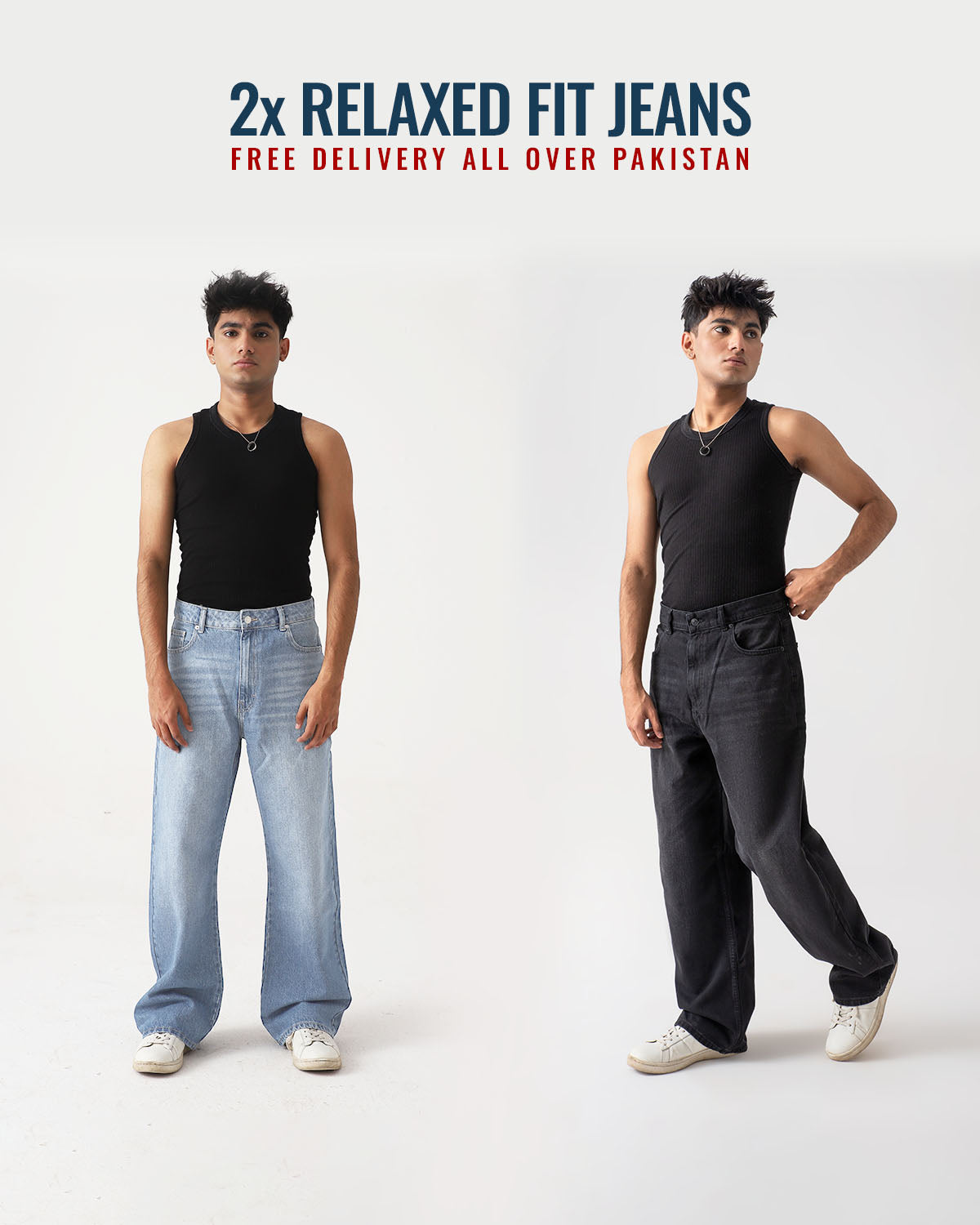 Relaxed Fit Jeans Combo