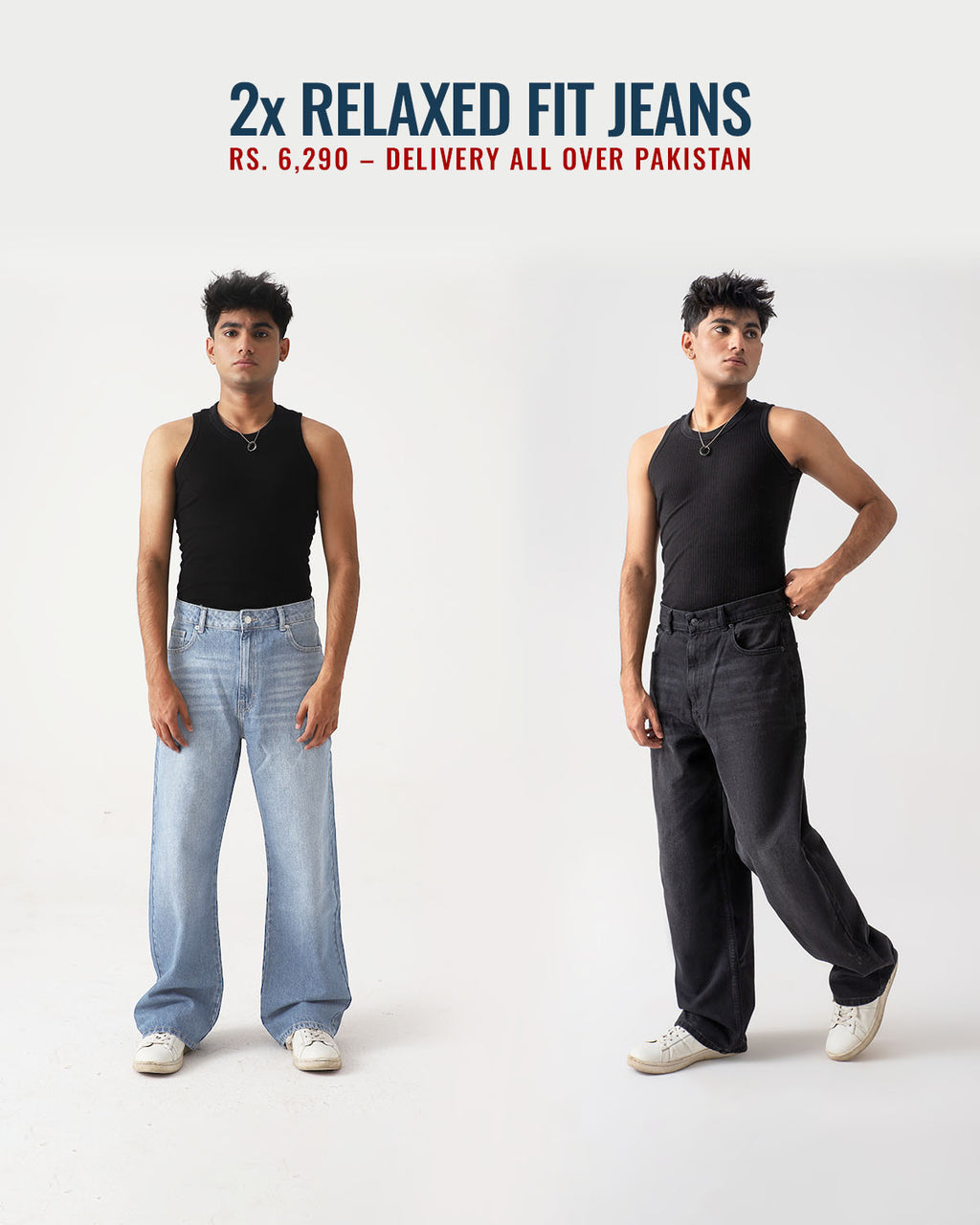 Relaxed Fit Jeans Combo