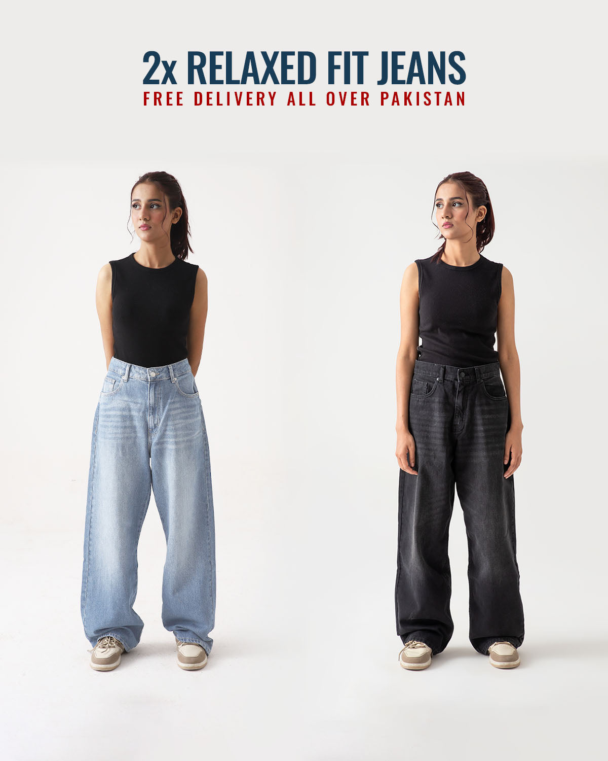 Relaxed Fit Jeans Combo