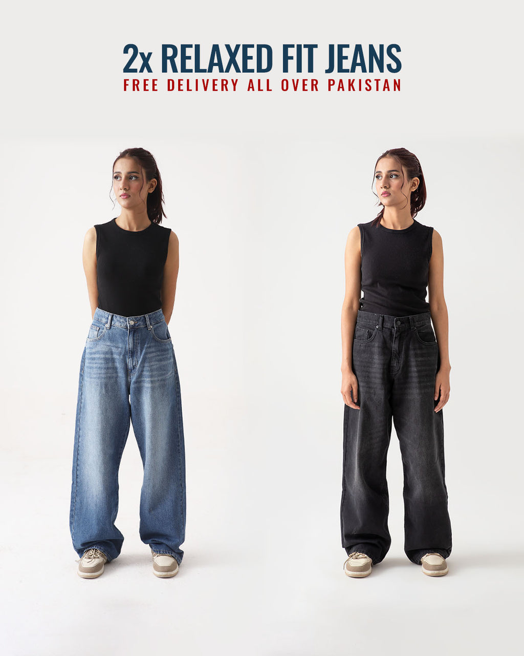 Relaxed Fit Jeans Combo