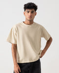 Beige Boxy T-shirt