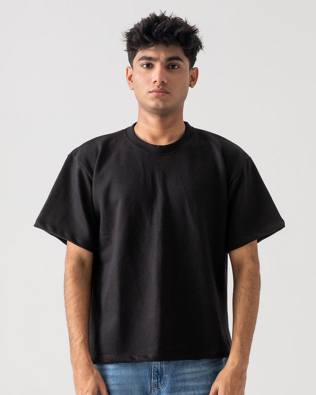 Black Boxy T-shirt