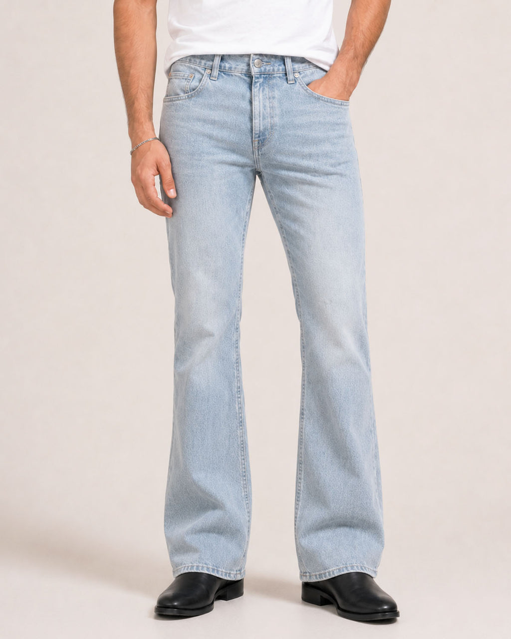 Powder Blue Bootcut