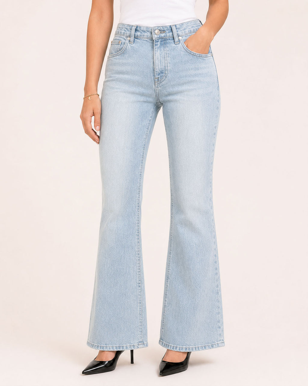 Powder Blue Bootcut
