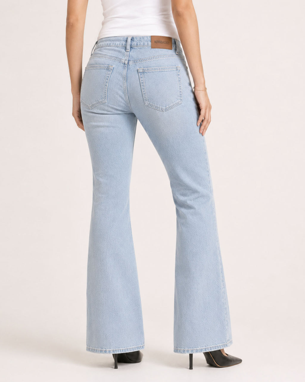 Powder Blue Bootcut