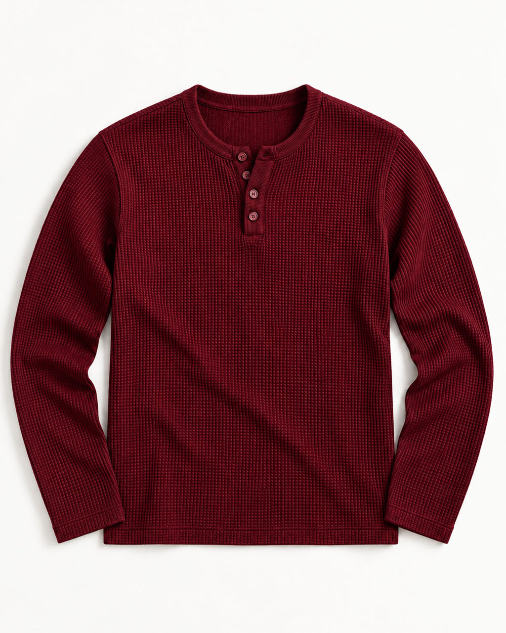 Cherry Red Henley