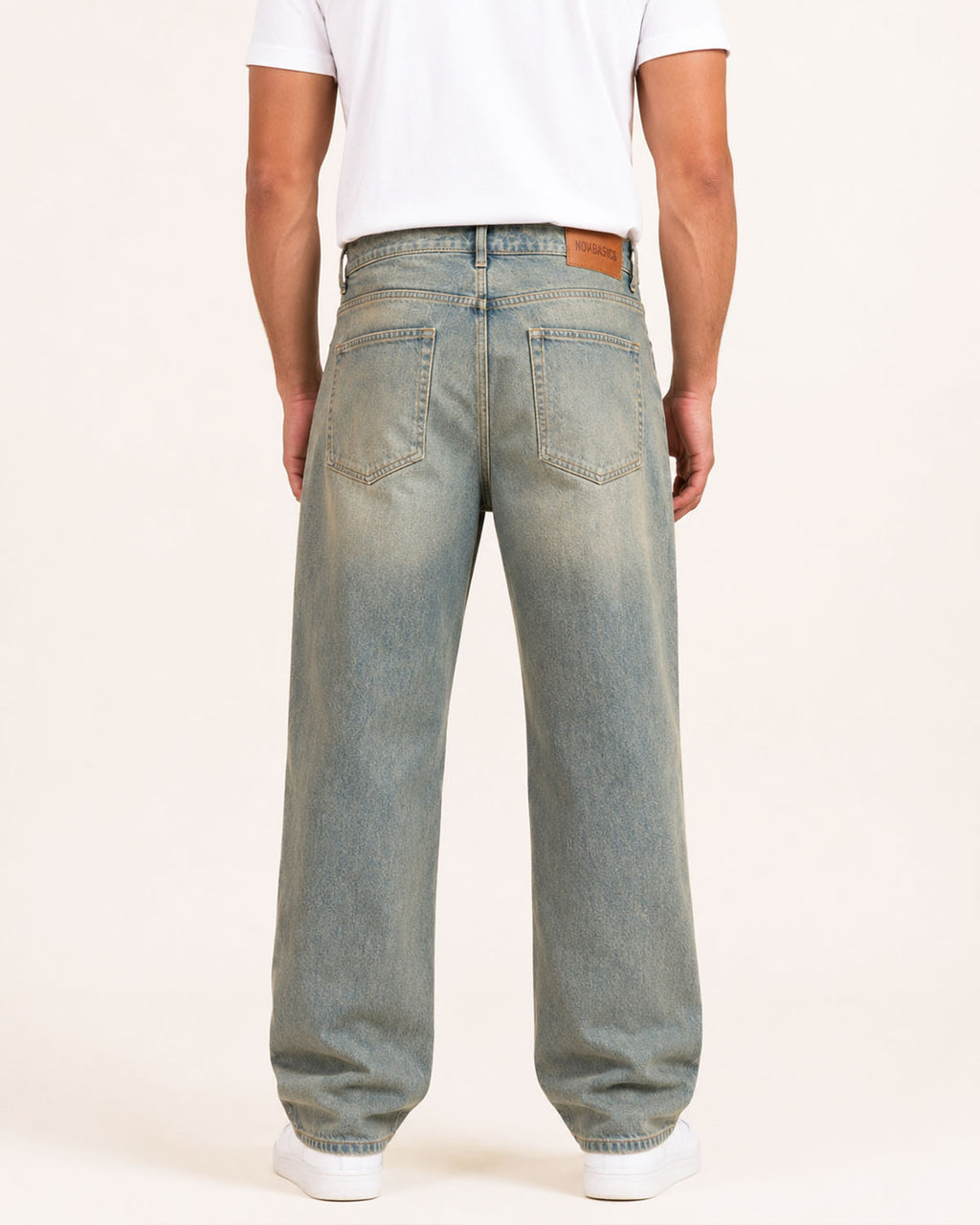 Sand Blue Relaxed Jeans