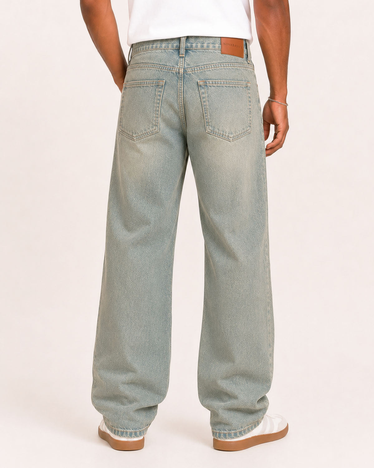 Sand Blue Wide Leg