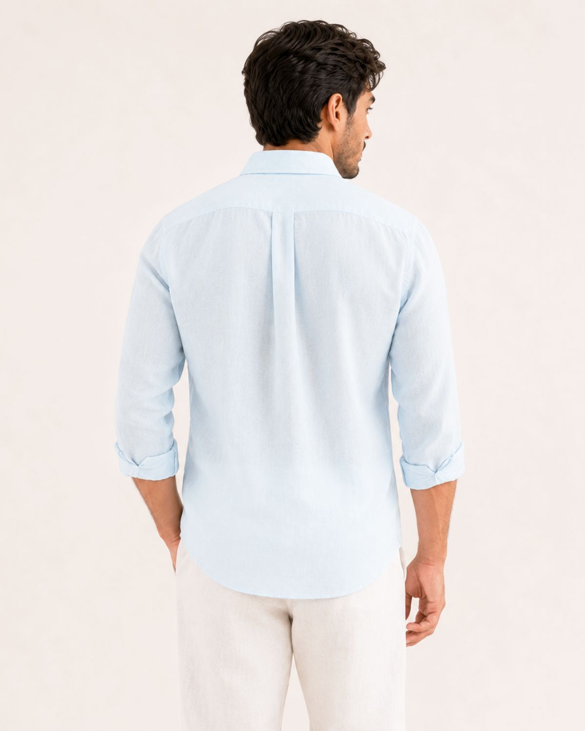 Ocean Blue Irish Linen