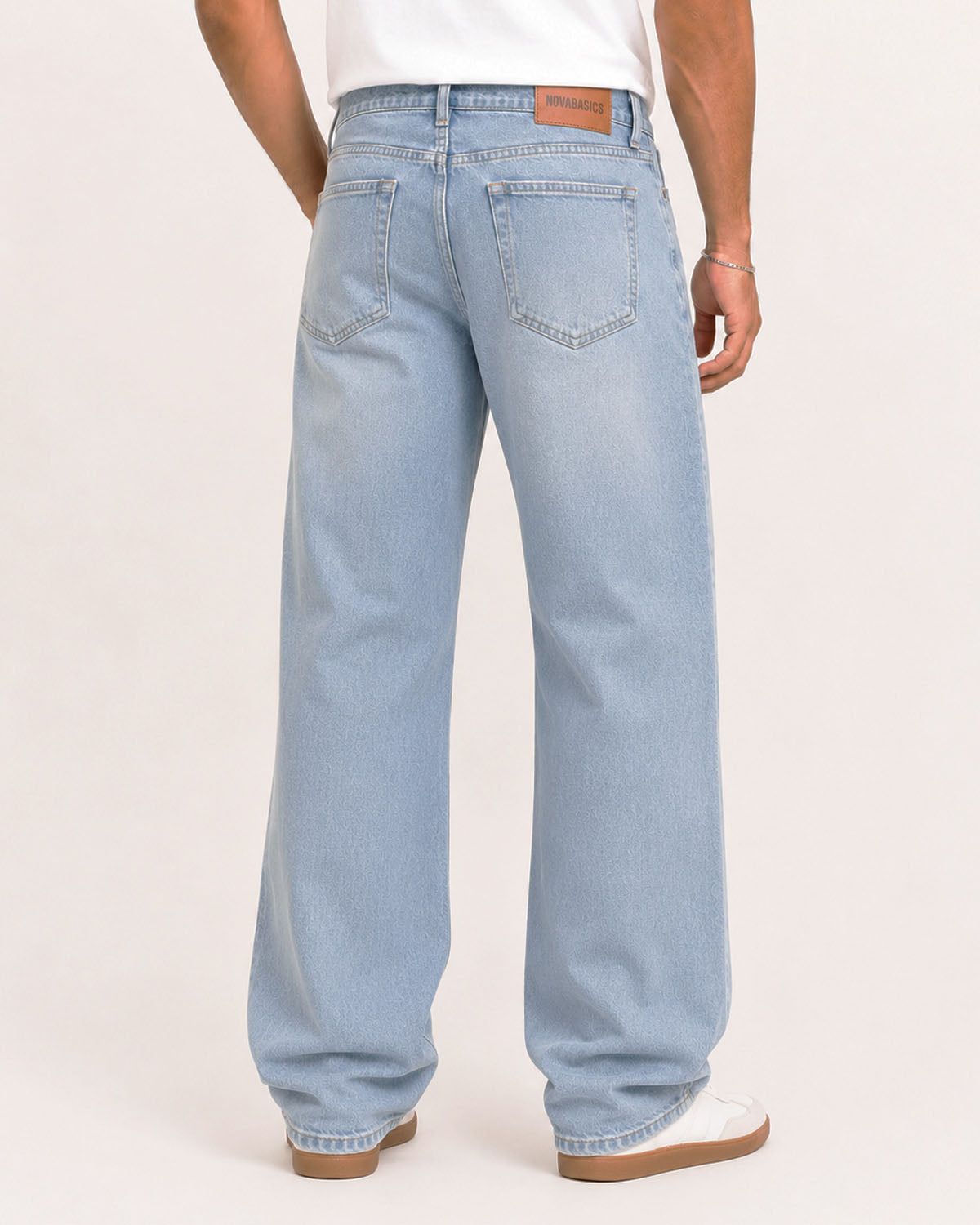 Sky Blue Baggy Jeans