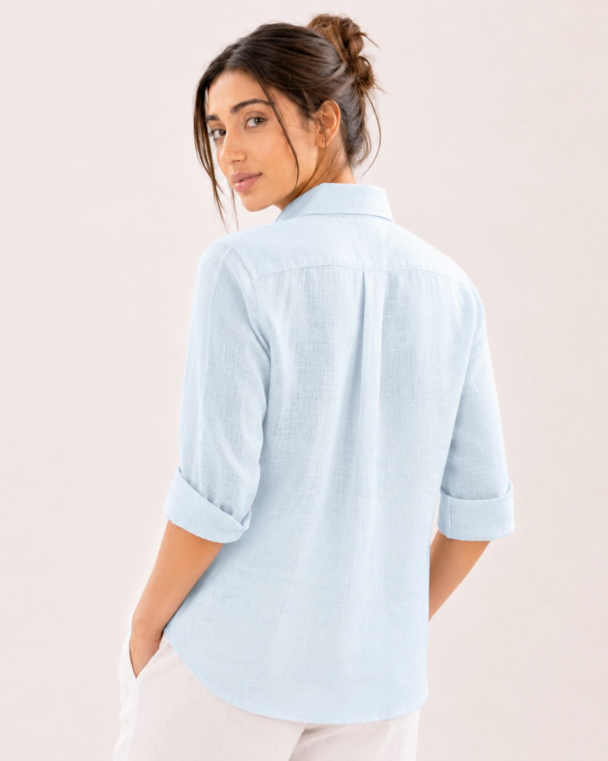 Ocean Blue Irish Linen