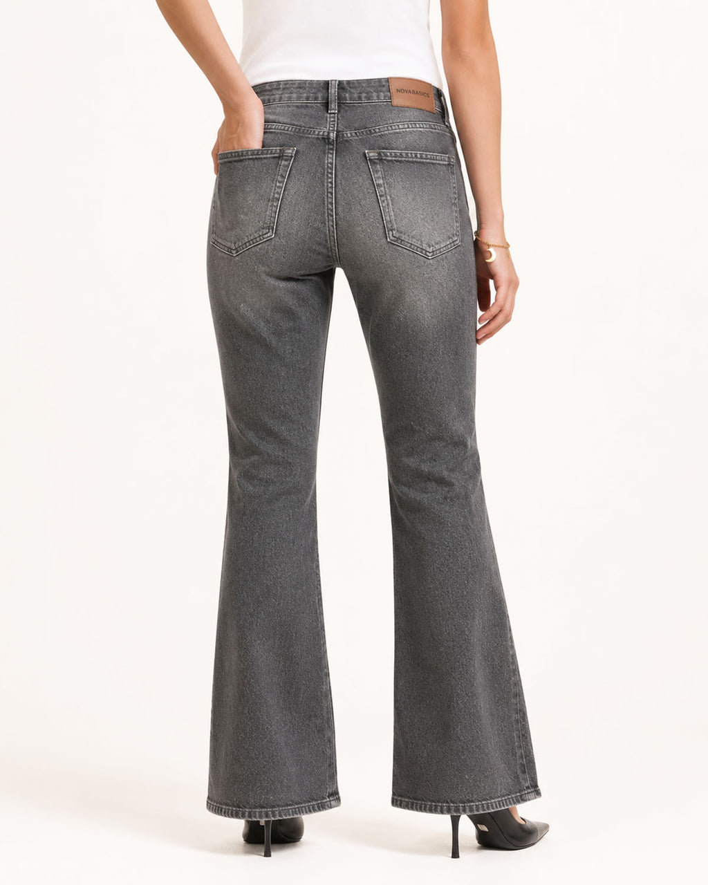 Deep Grey Bootcut
