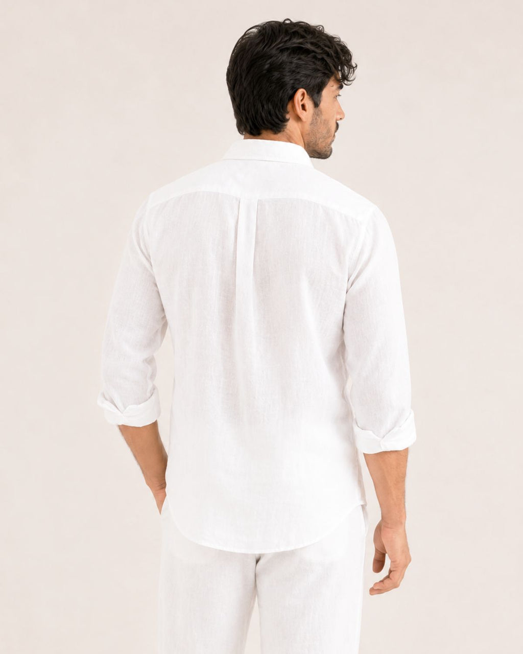 Snow White Irish Linen