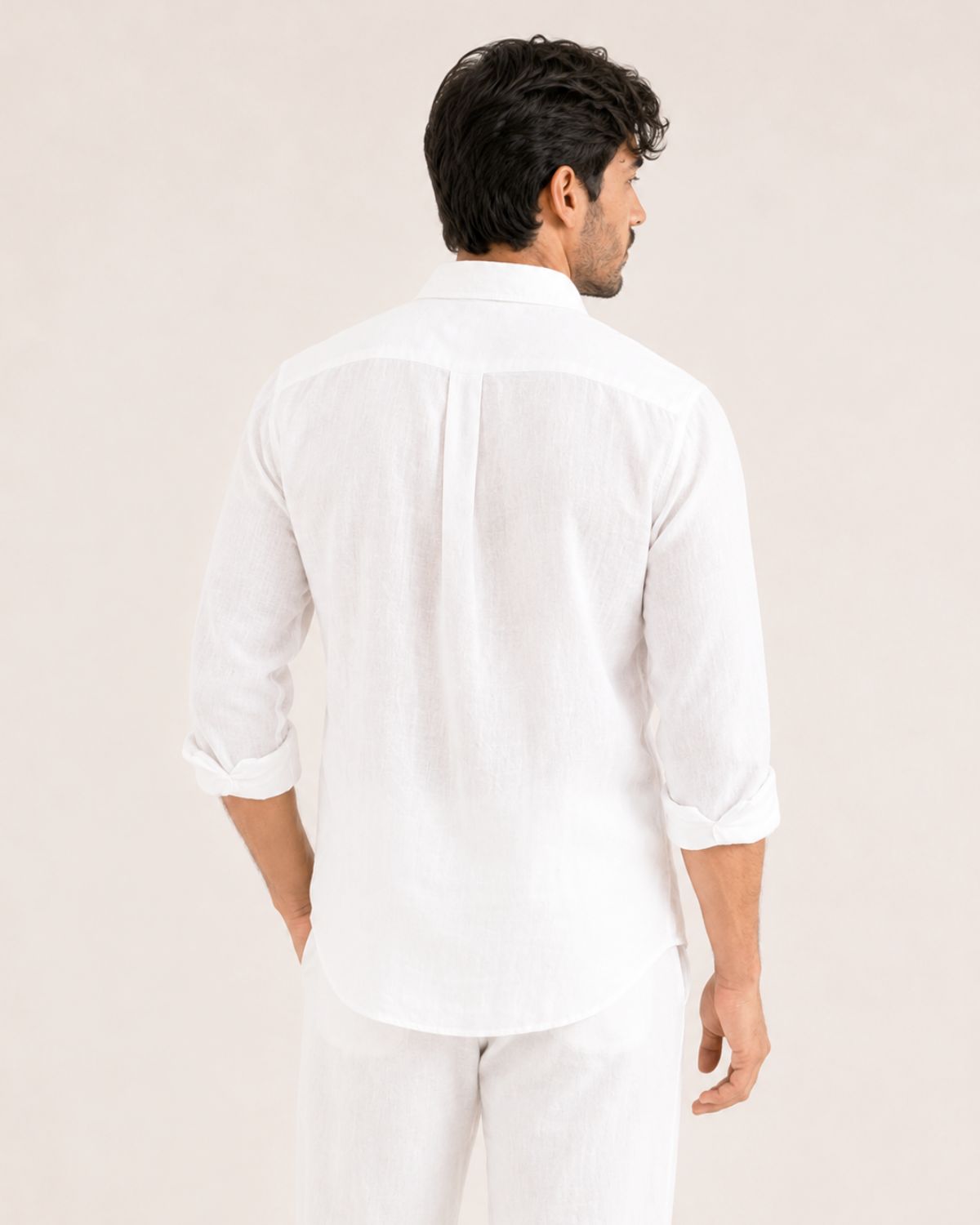 Snow White Irish Linen