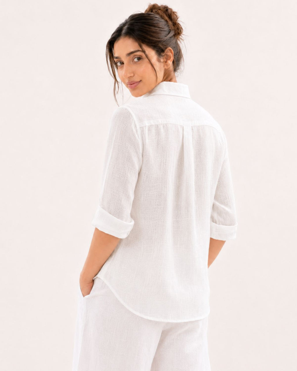 Snow White Irish Linen