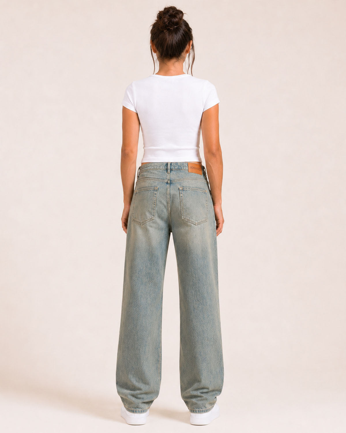 Sand Blue Relaxed Jeans