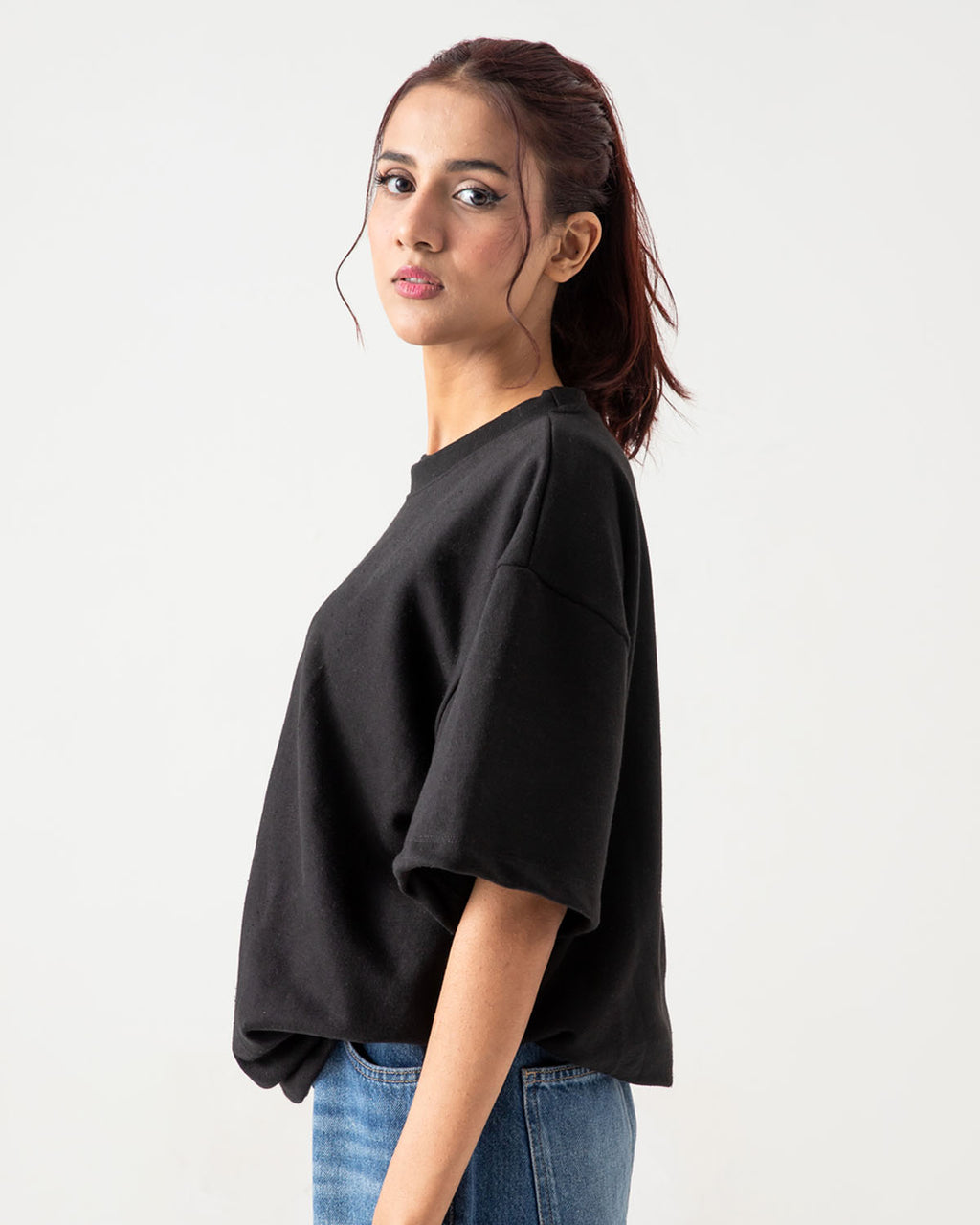 Black Boxy T-shirt