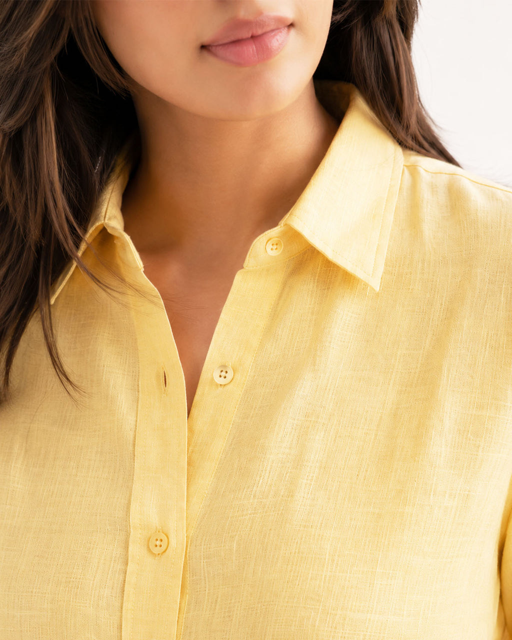 Butter Yellow Irish Linen