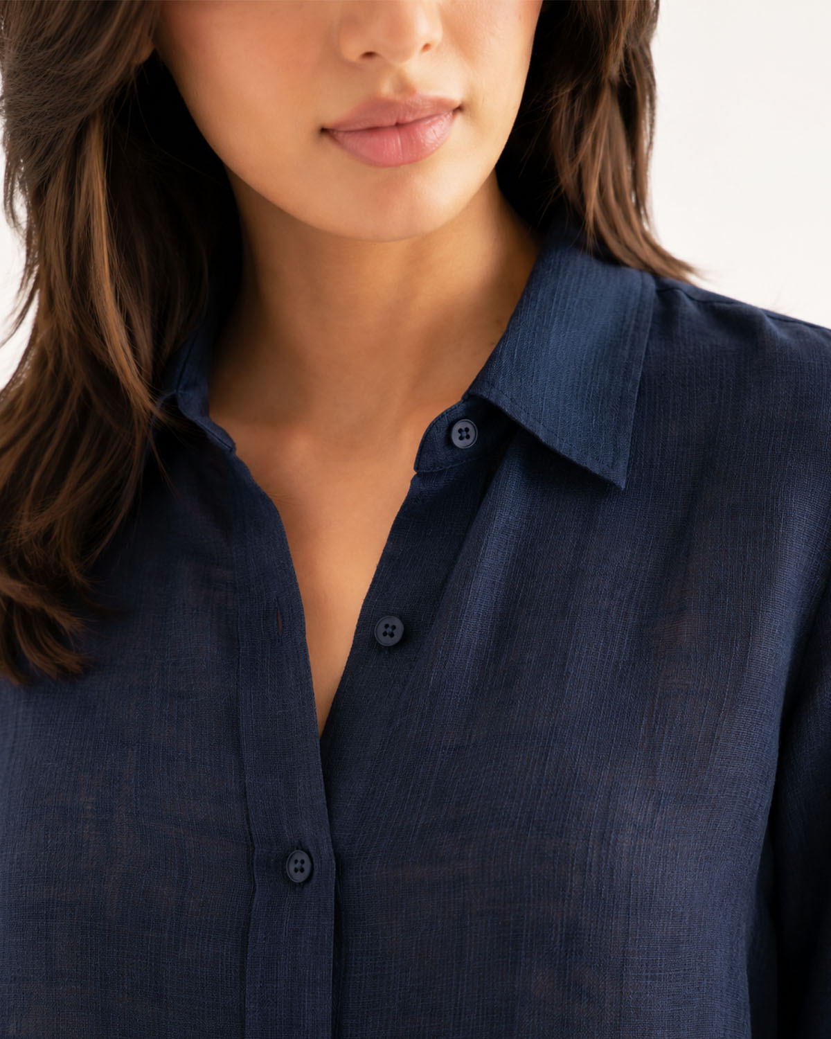 Night Blue Irish Linen