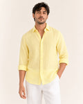 Butter Yellow Irish Linen