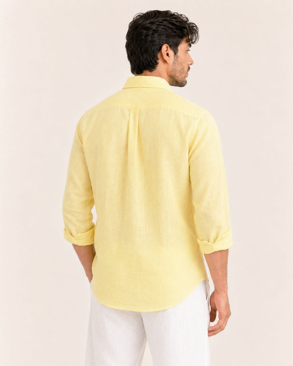 Butter Yellow Irish Linen