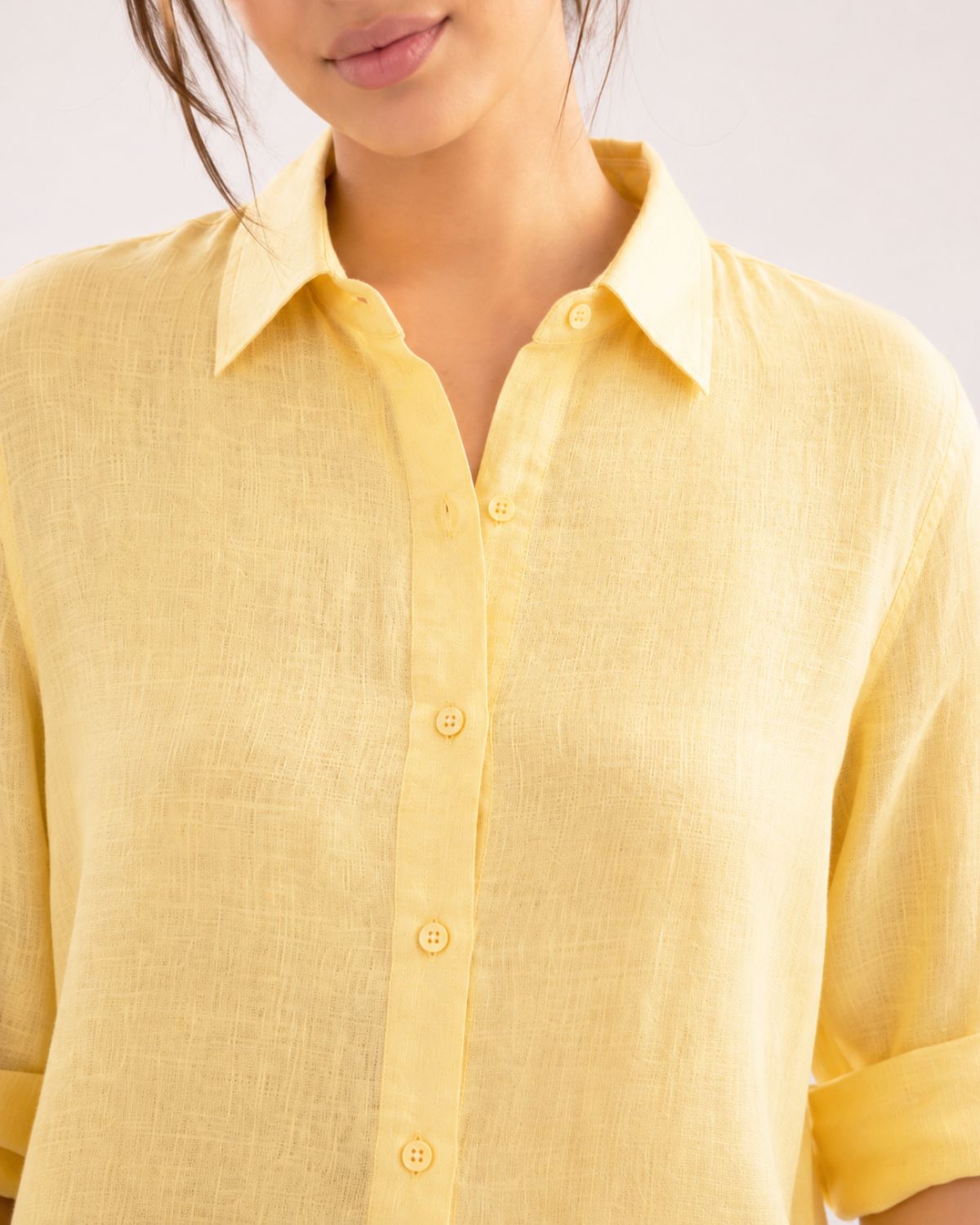 Butter Yellow Irish Linen
